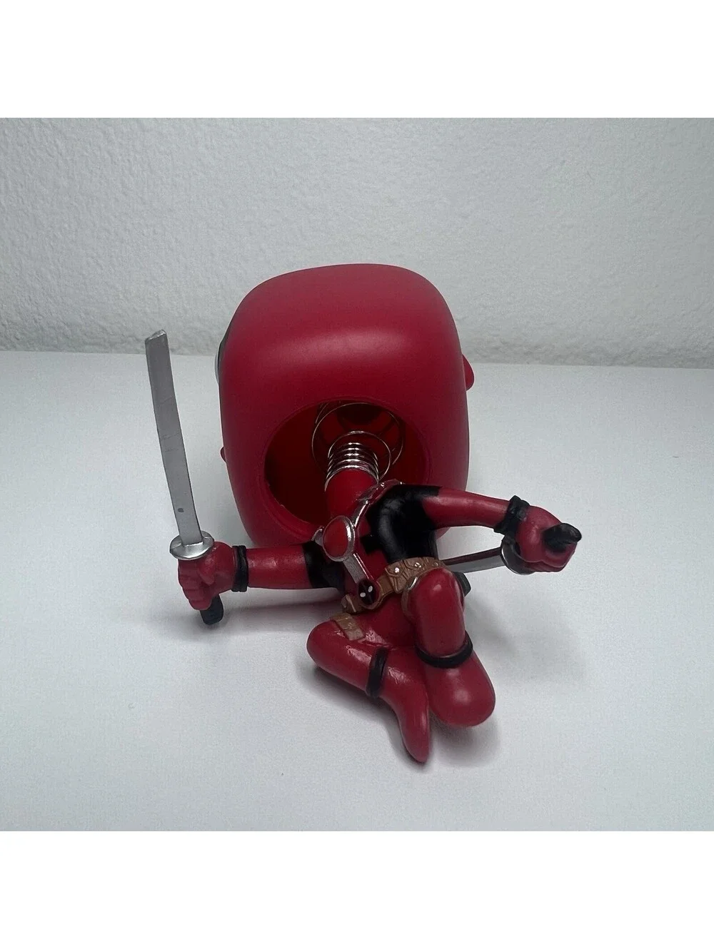 Funko Deadpool Marvel Vinyl Bobblehead Figure Red Black White Comics